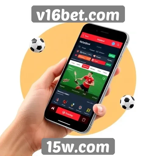 Avaliação da experiência mobile no site v16bet.com